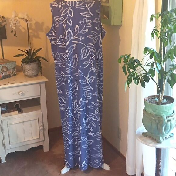 Dreams Co . Cotton Blend  Maxi MuuMuu Dress. Lounge. Beachy. - Picture 5 of 10